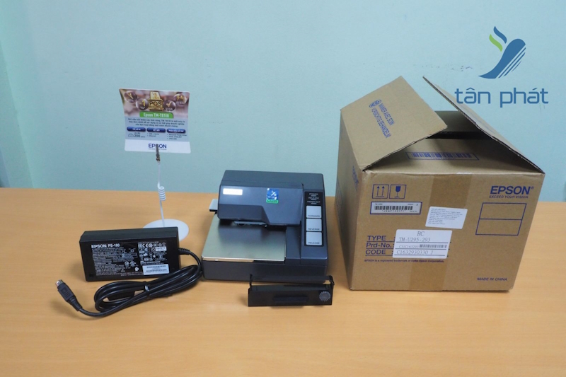 Máy in hoá đơn Epson TM-U295 (cổng RS232 - giấy thẳng)
